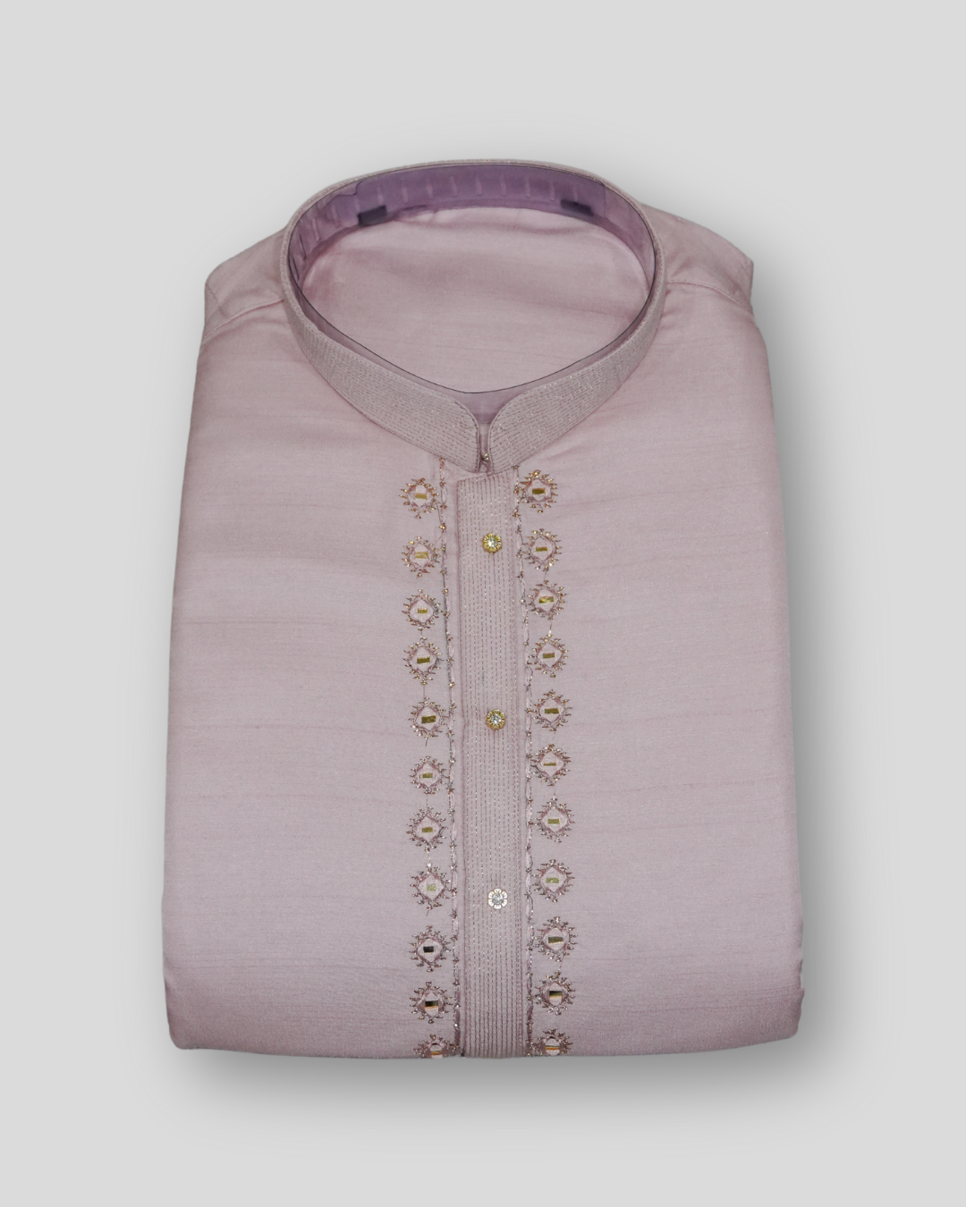 Embroidered Light Pink Kurta