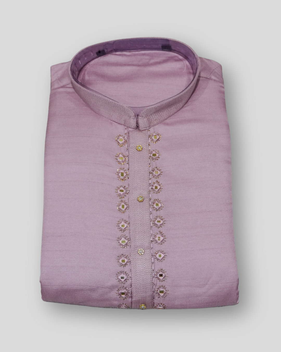 Embroidered Rose Kurta