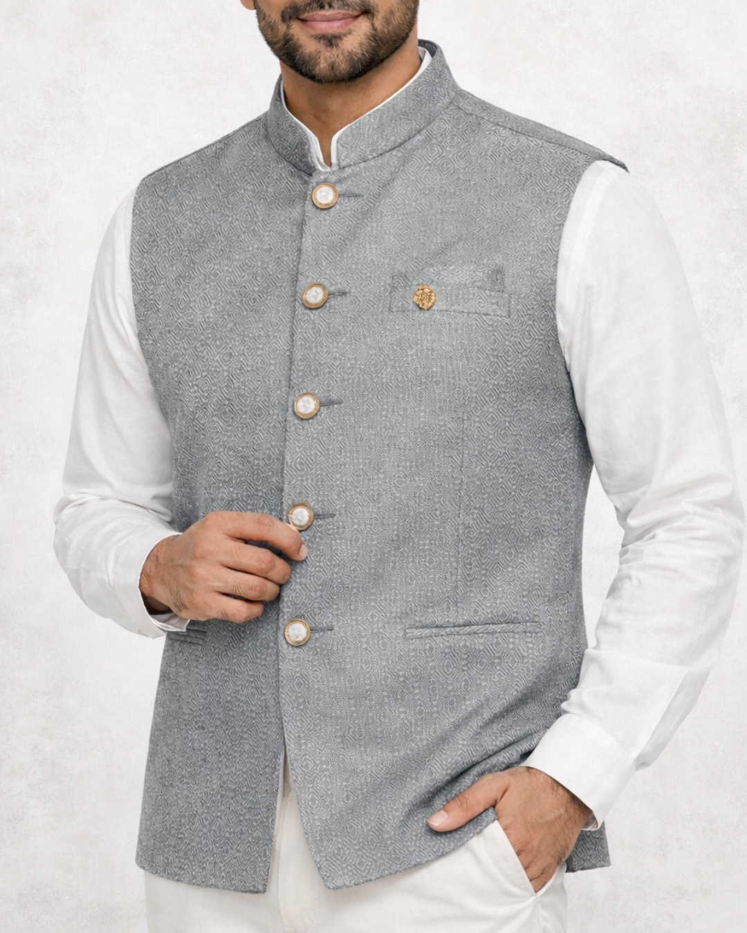 Livid Luxe Men’s Indian Waistcoat Indicoat