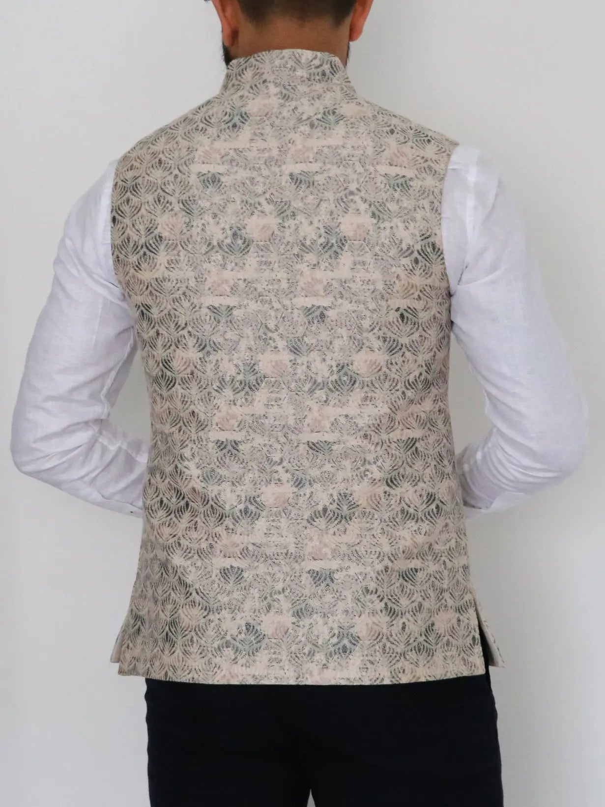 Heritage Pink Mens Indian Waistcoat Indicoat