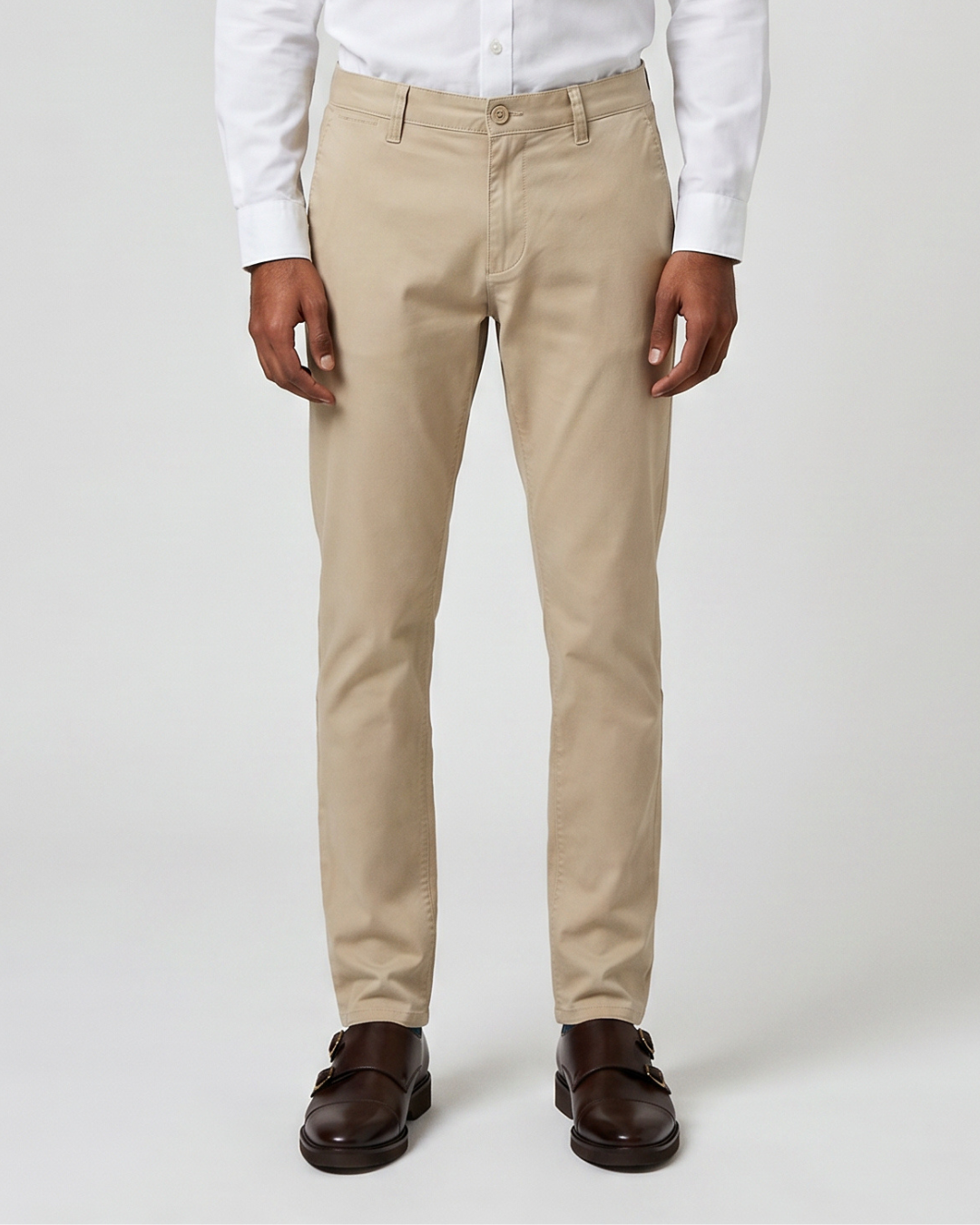 Beige Chino Trousers
