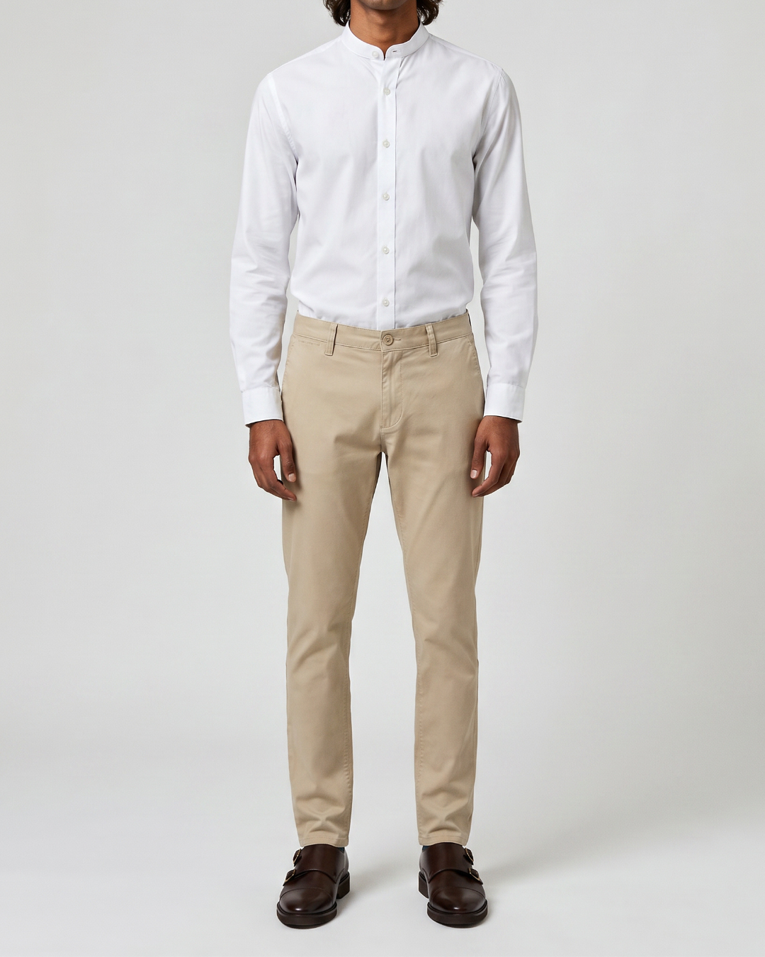 Beige Chino Trousers