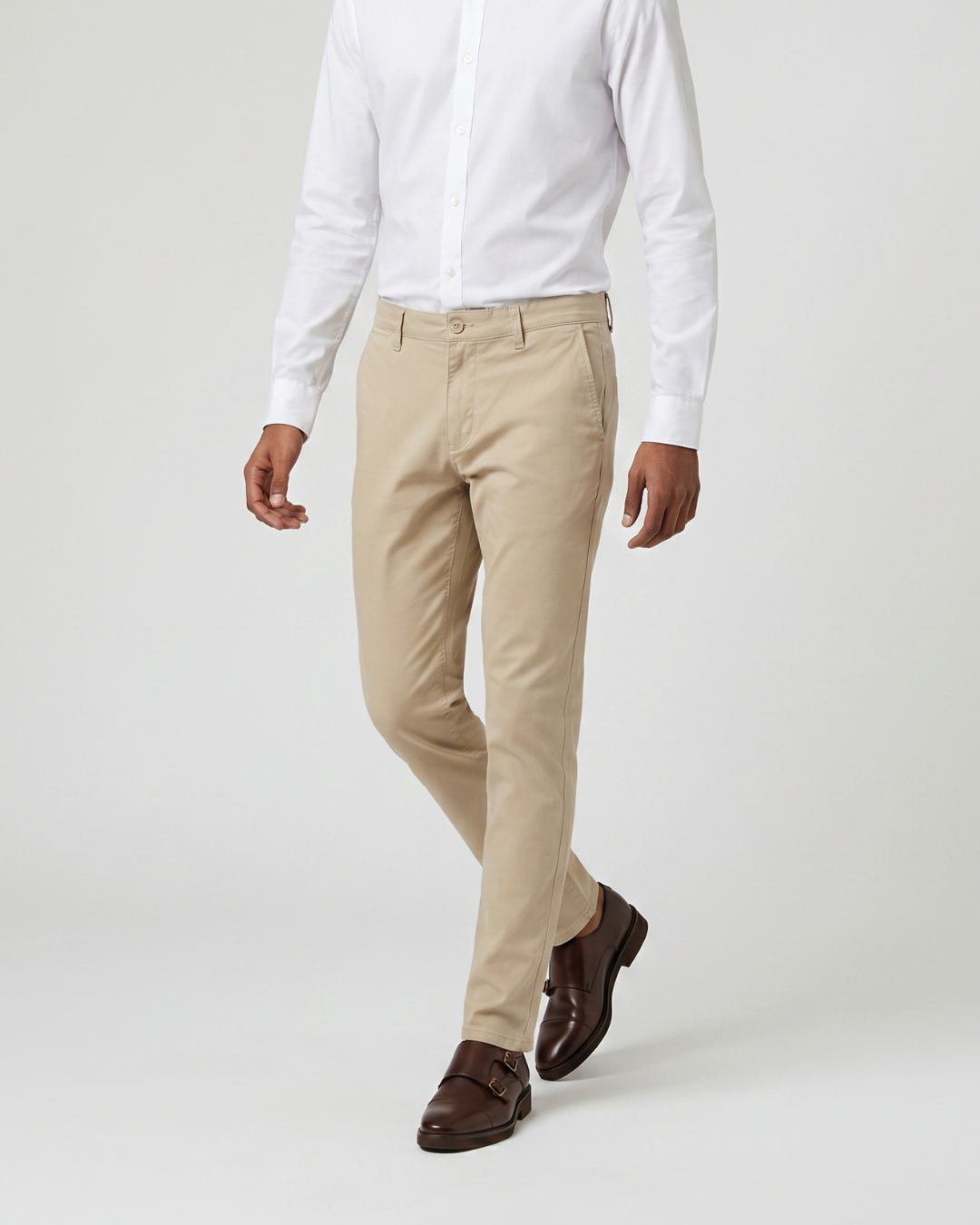 Beige Chino Trousers