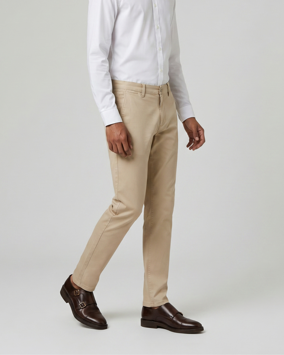 Beige Chino Trousers