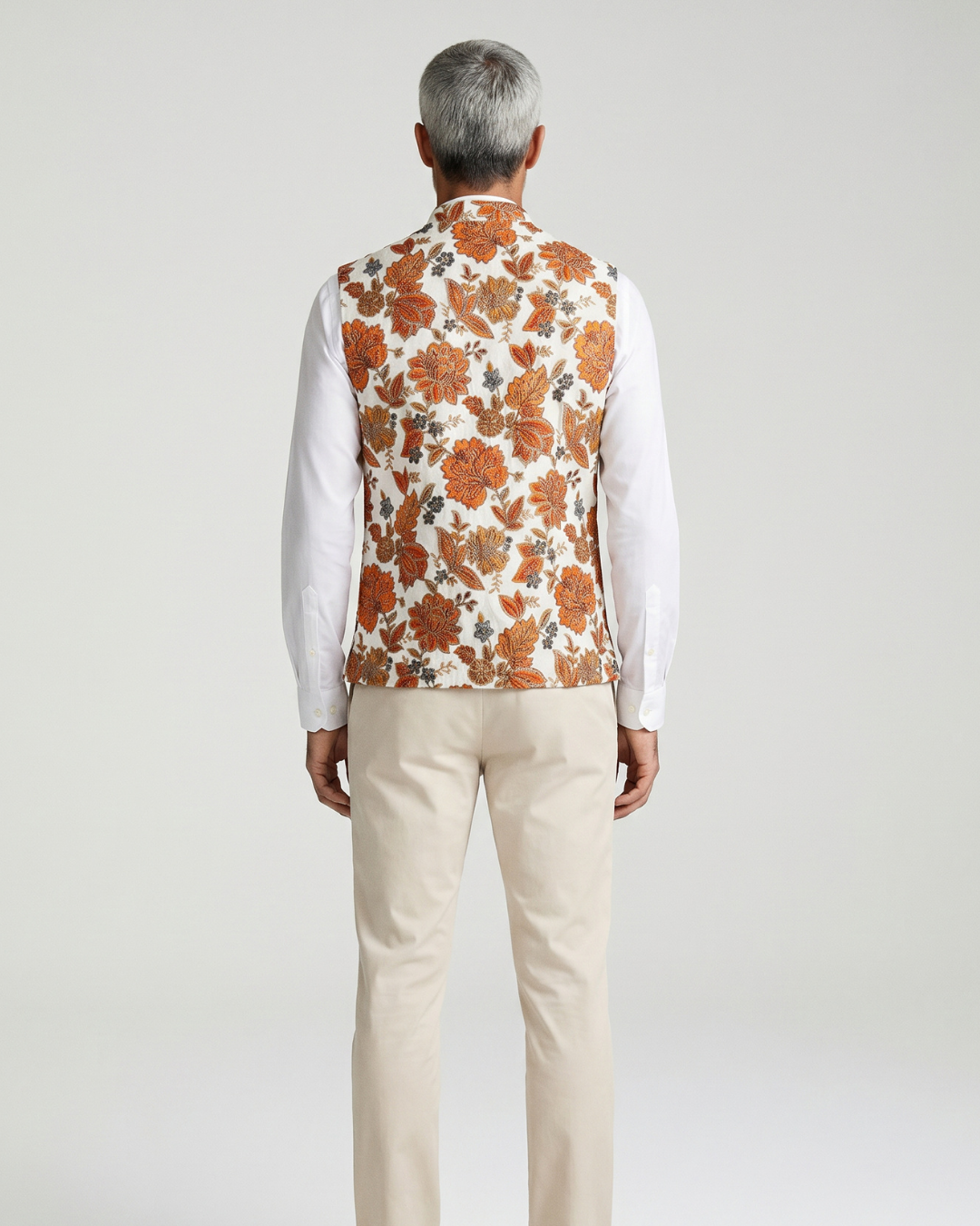 Kesariya Nehru Jacket