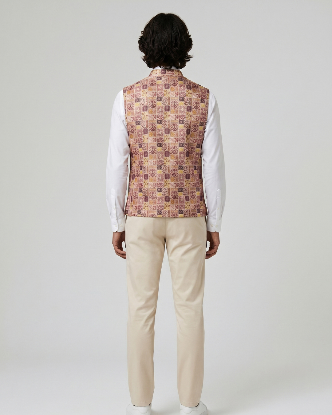Naksha Rose Nehru Jacket
