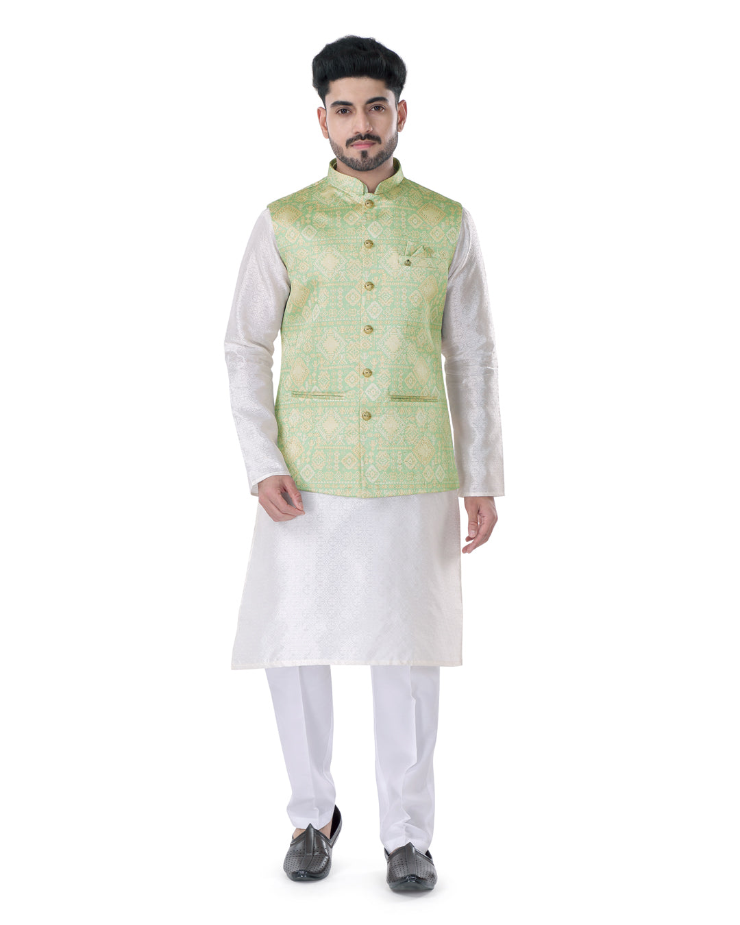 Minted Gold Nehru Jacket