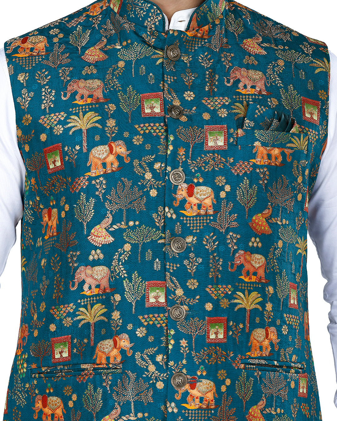 Haathi Royal Blue Nehru