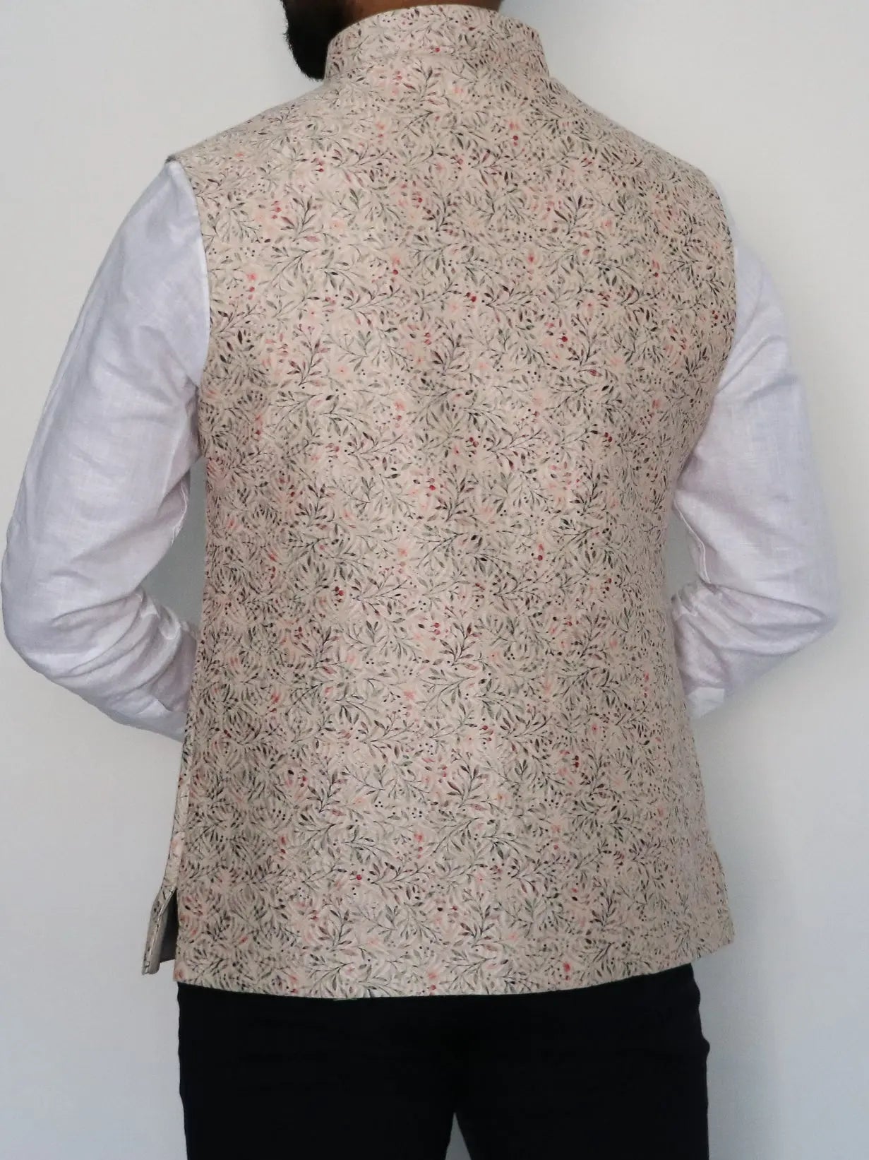 Marina Pink Mens Indian Waistcoat Indicoat