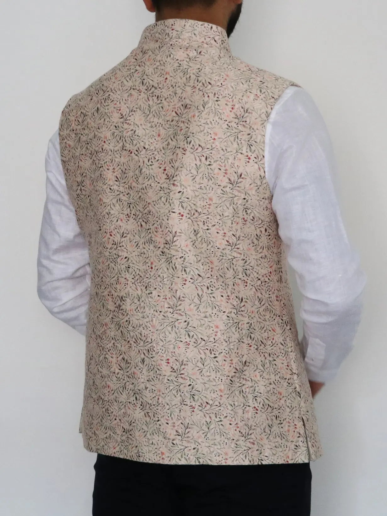 Marina Pink Mens Indian Waistcoat Indicoat