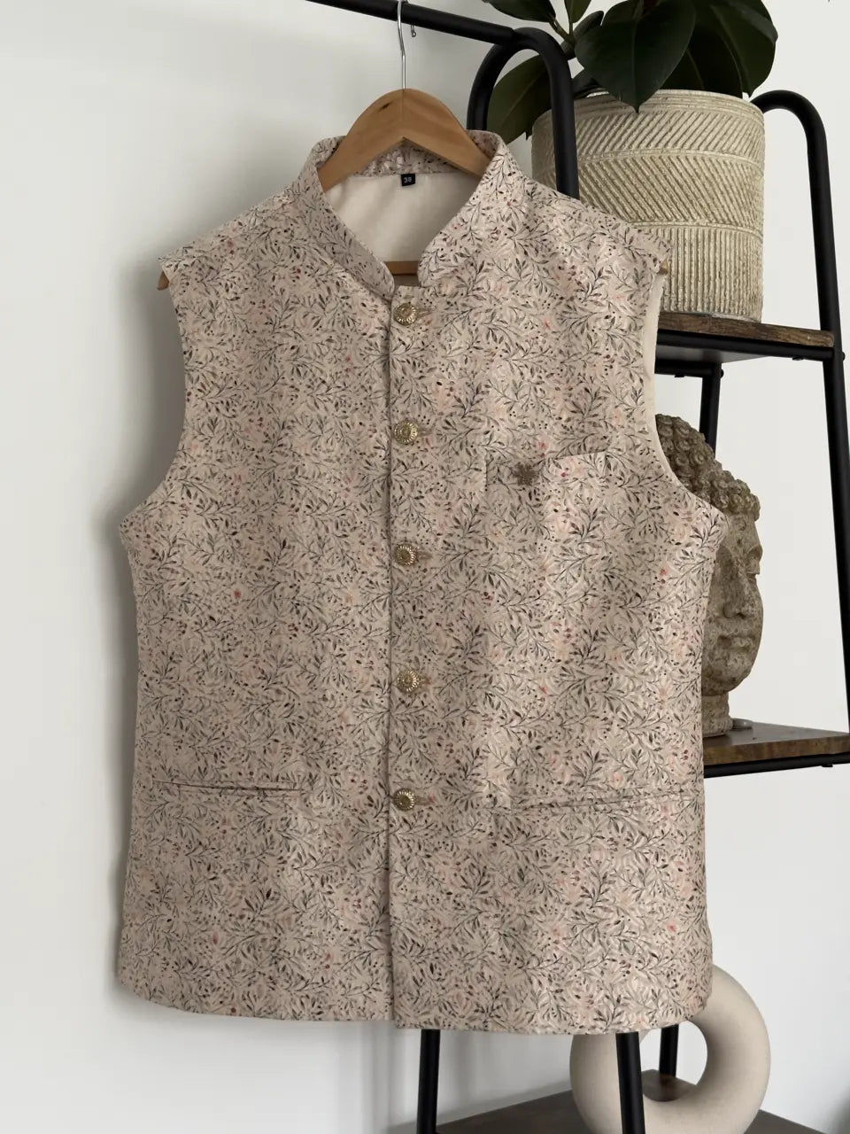 Marina Pink Mens Indian Waistcoat Indicoat